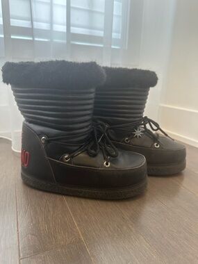 Love Moschino | Faux-Fur Quilted Winter Boots